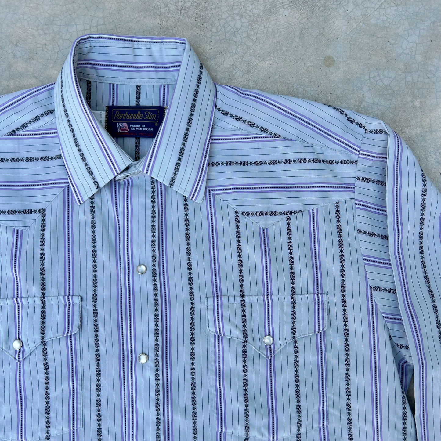 Vintage Western Cotton Blend Shirt ‘’Panhandle Slim’’