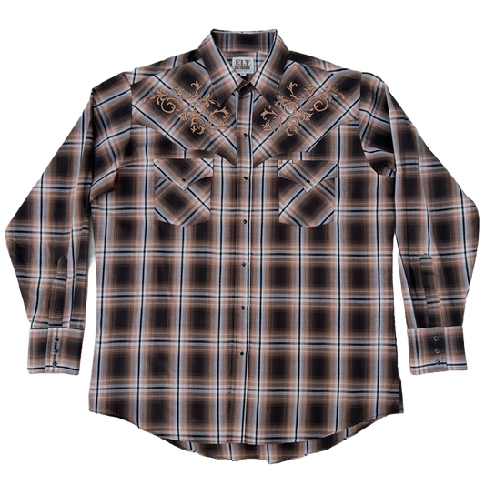 Vintage Western Cotton Blend Shirt  ‘’Ely Cattleman’’