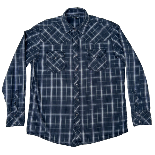 Western Cotton Shirt  ‘’Carbon Black’’