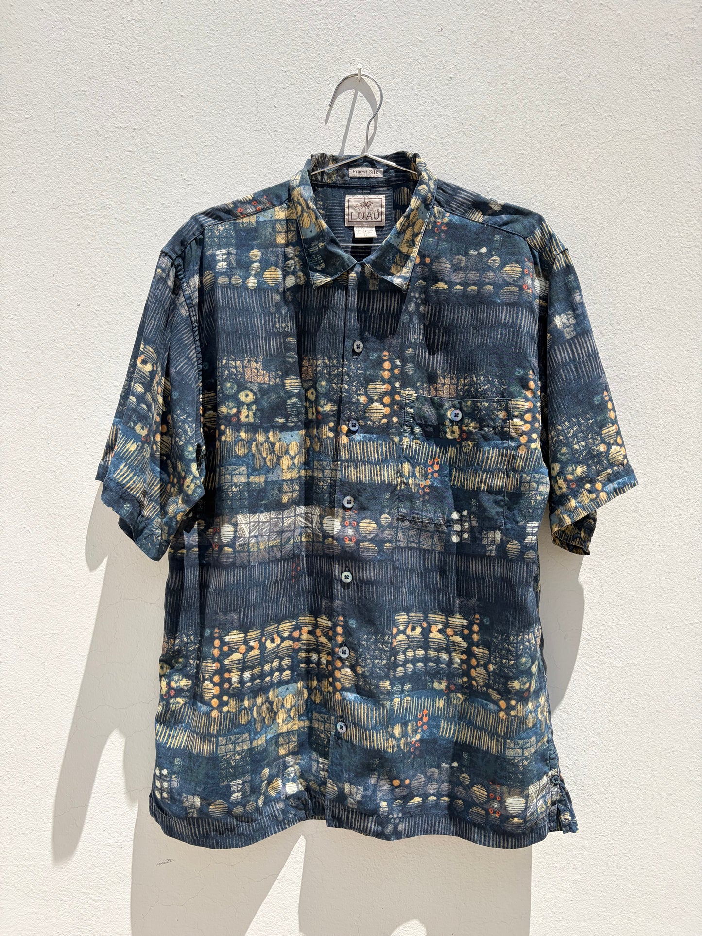 Vintage Silk Shirt ‘’Luau’’