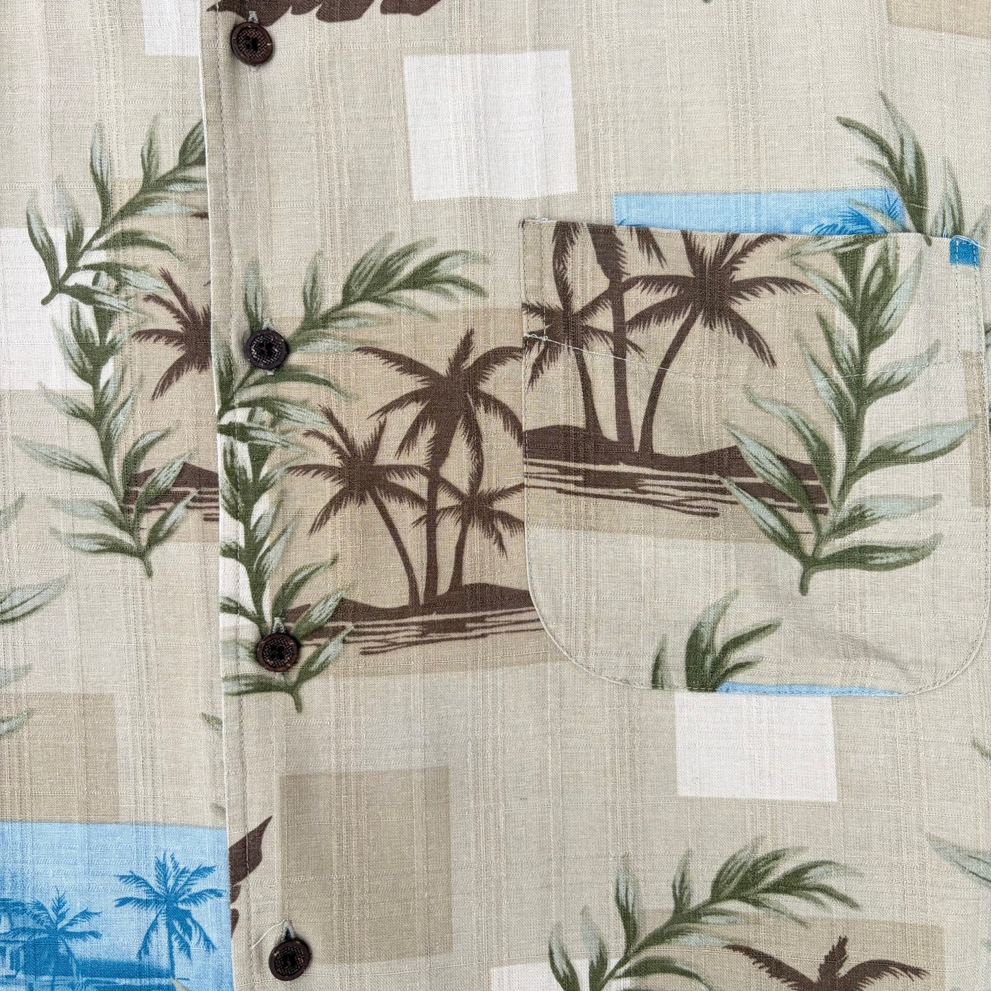 Vintage Hawaiian Silk Shirt ‘’Trader Bay’’