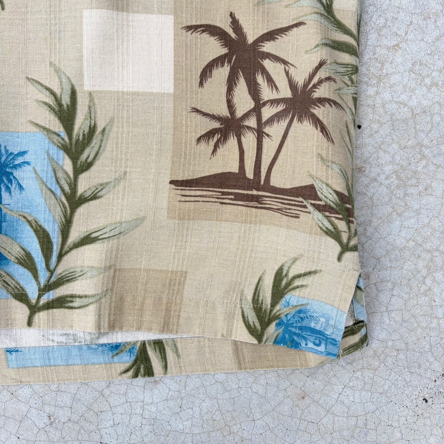 Vintage Hawaiian Silk Shirt ‘’Trader Bay’’