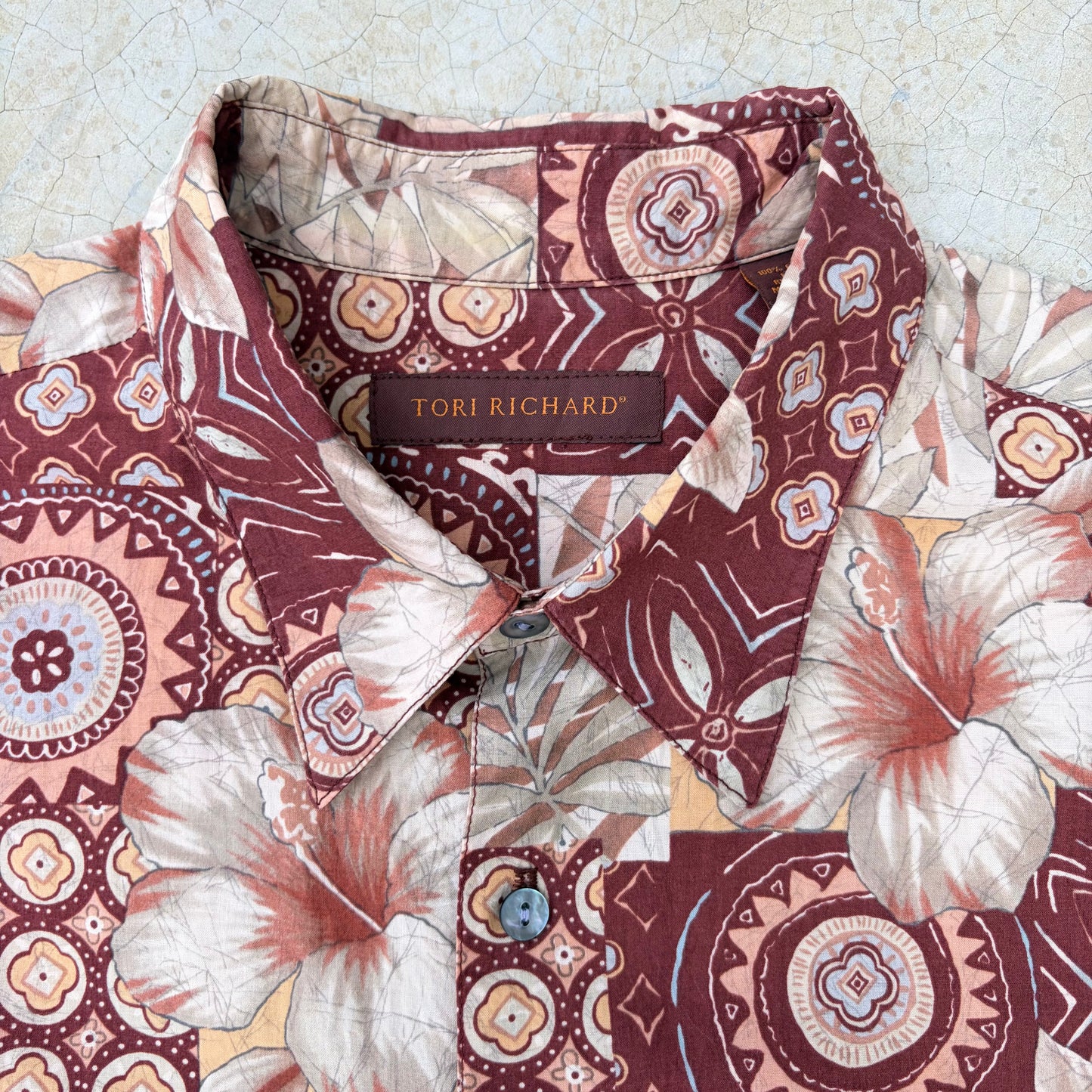 Vintage Hawaiian Cotton Shirt ‘’Tori Richard’’