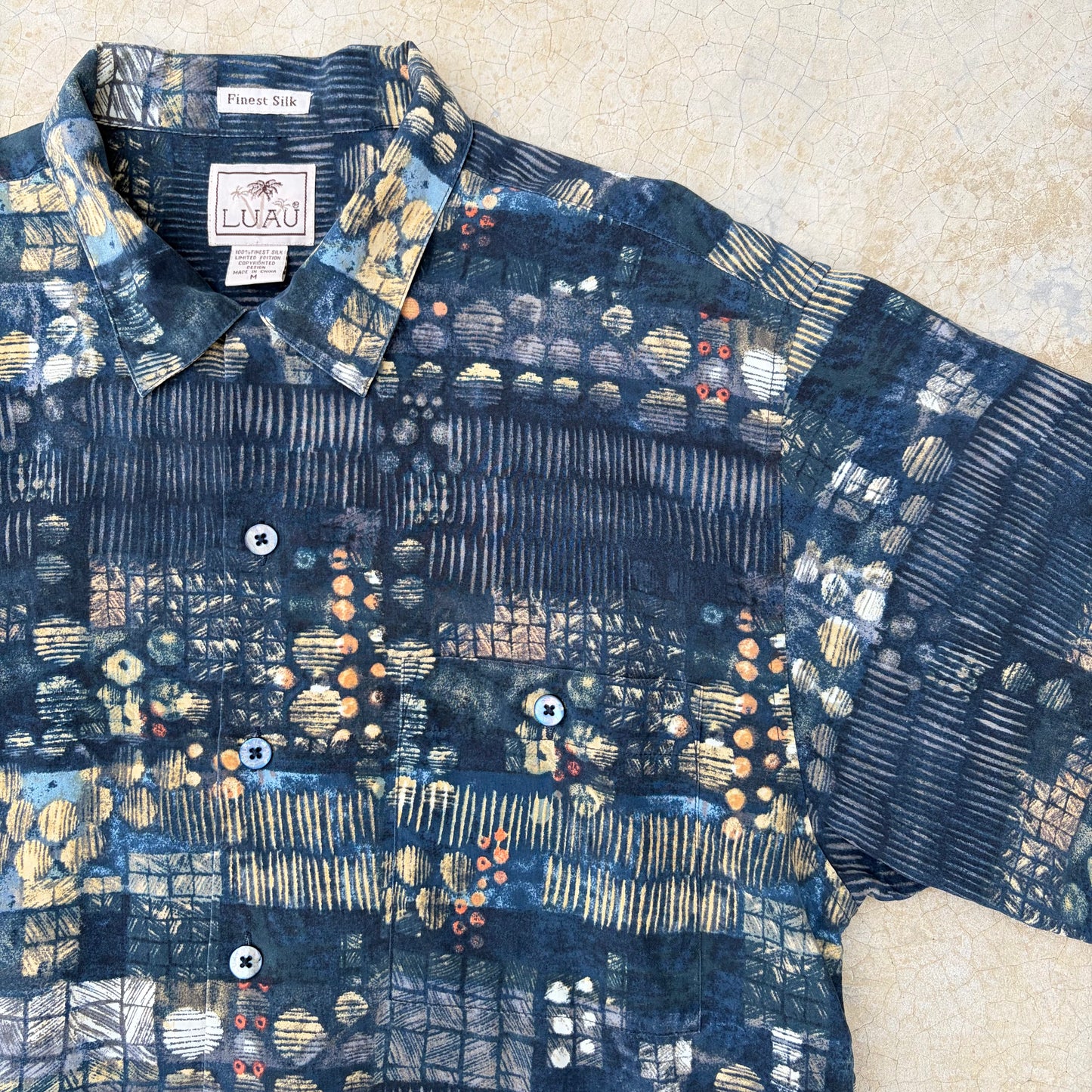 Vintage Silk Shirt ‘’Luau’’