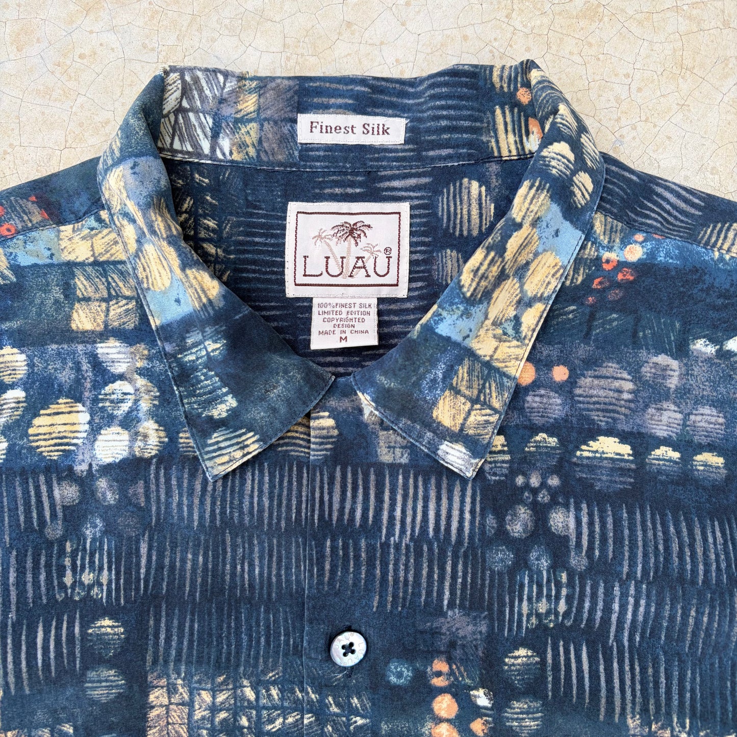 Vintage Silk Shirt ‘’Luau’’