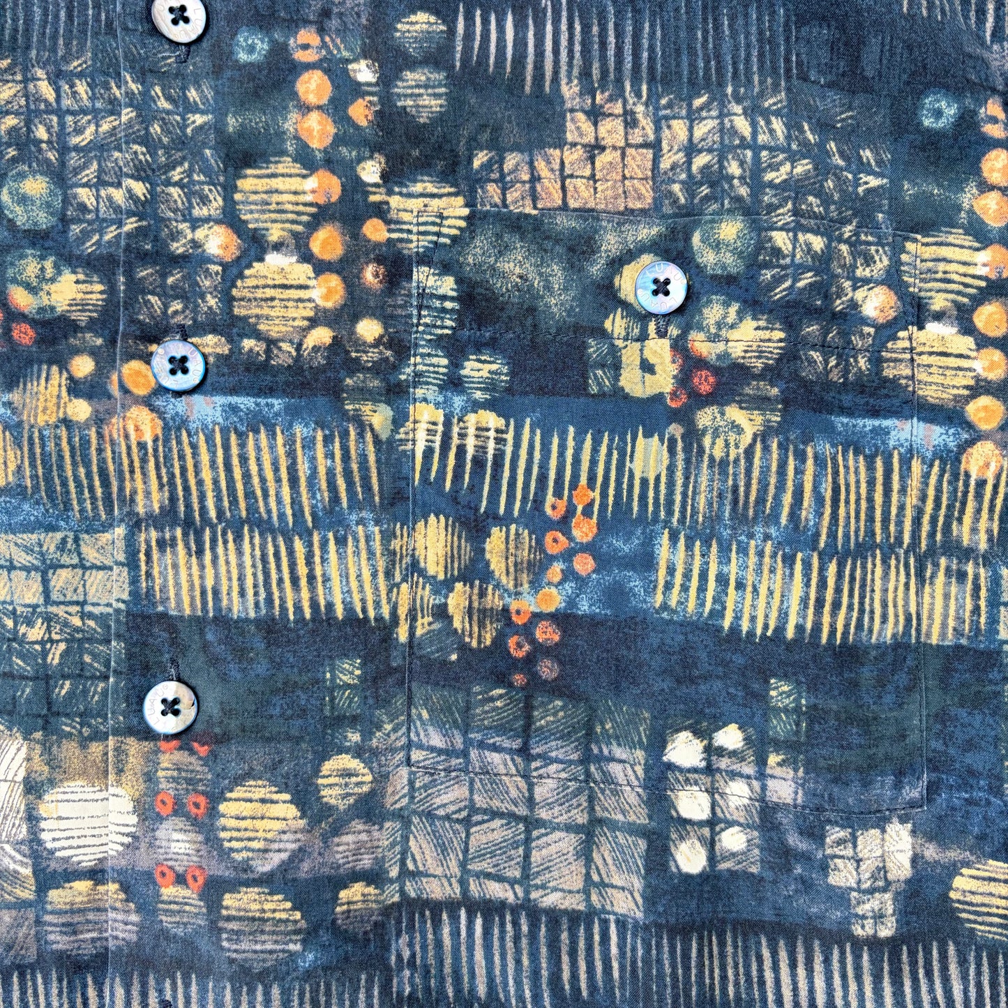 Vintage Silk Shirt ‘’Luau’’