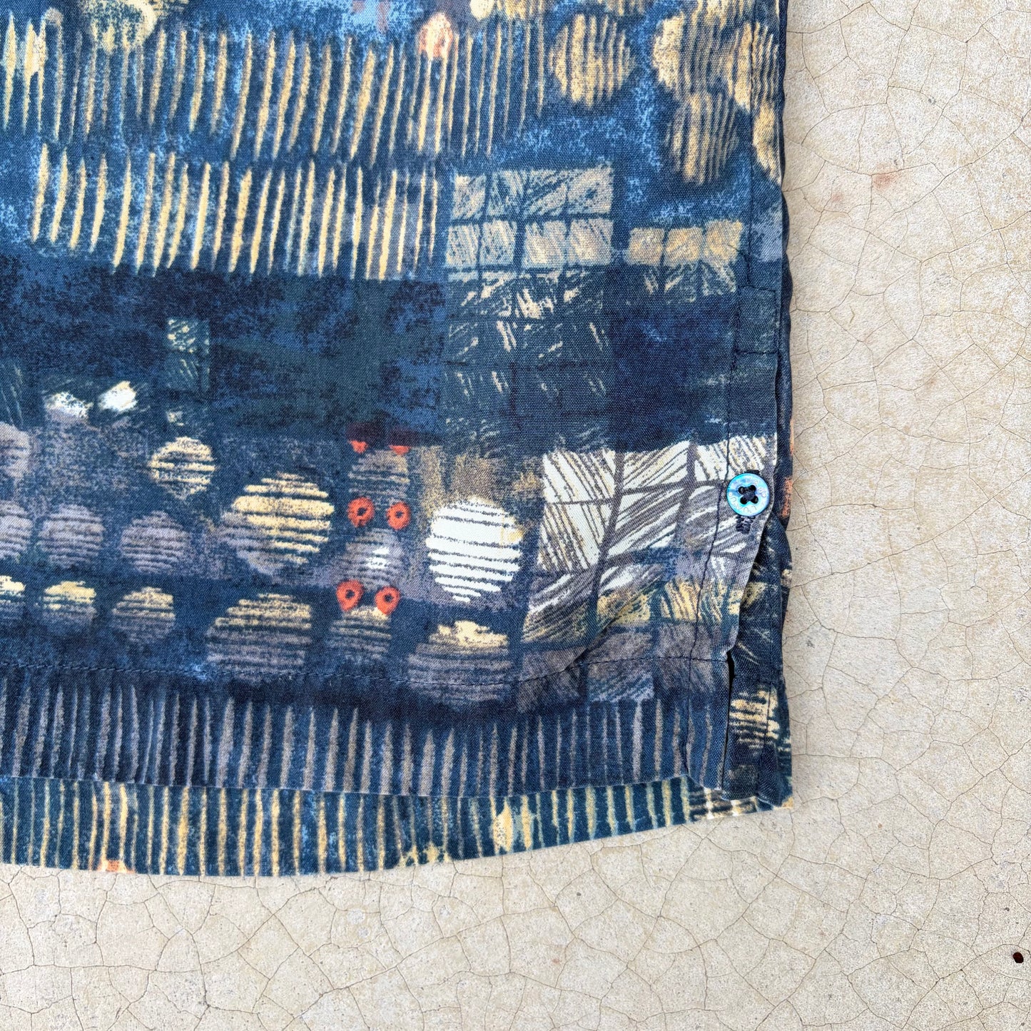 Vintage Silk Shirt ‘’Luau’’