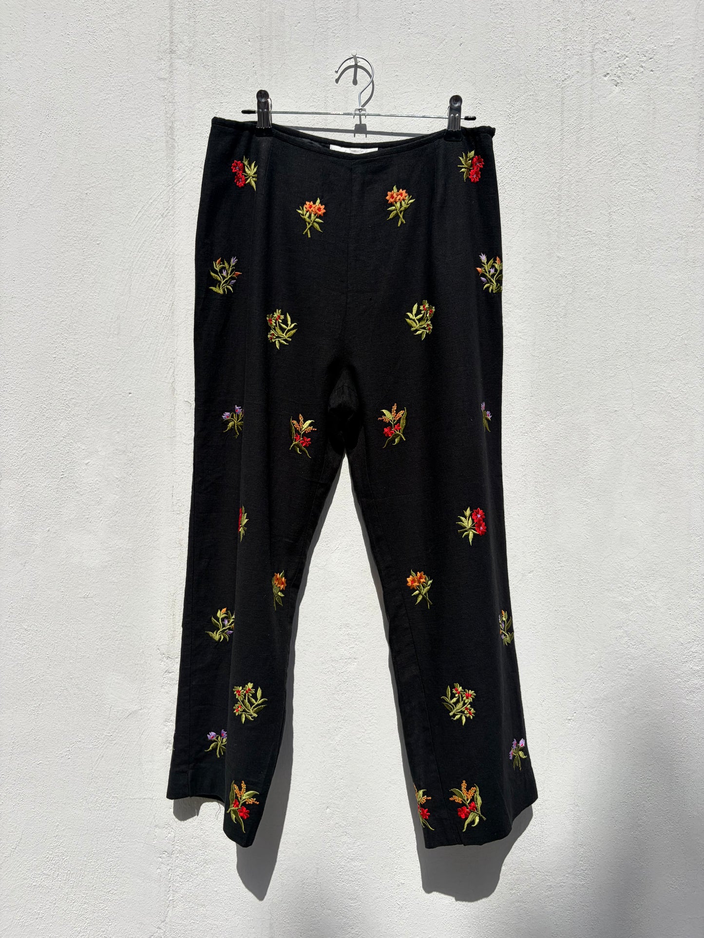 Vintage Linen Blend Capri Trousers ‘’Dressbarn’’