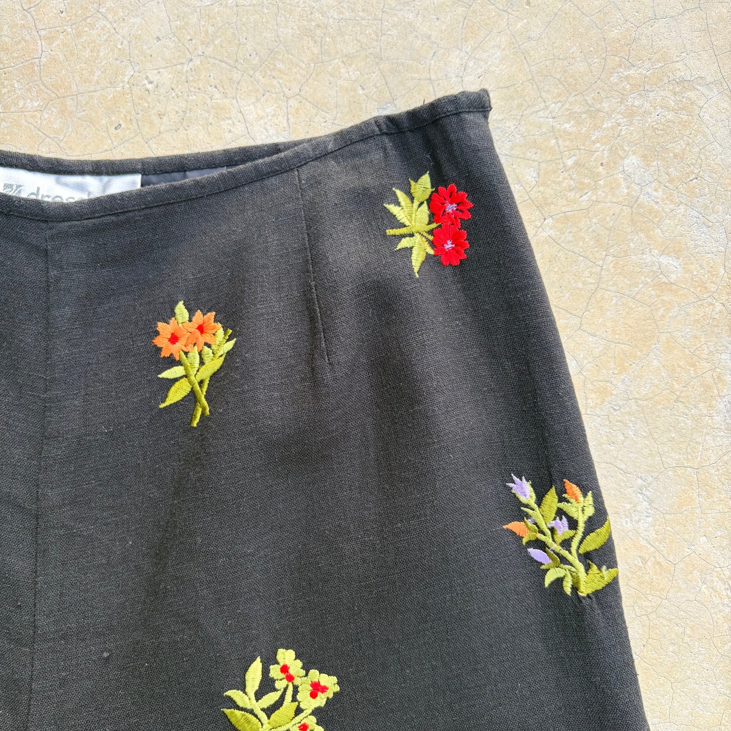 Vintage Linen Blend Capri Trousers ‘’Dressbarn’’