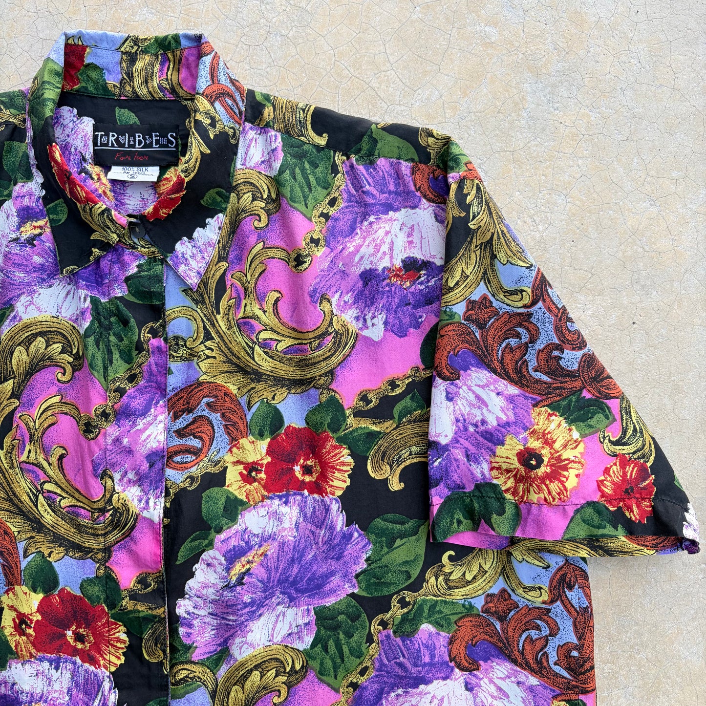 Vintage 90’s Silk Shirt ‘’Tribes for her’’