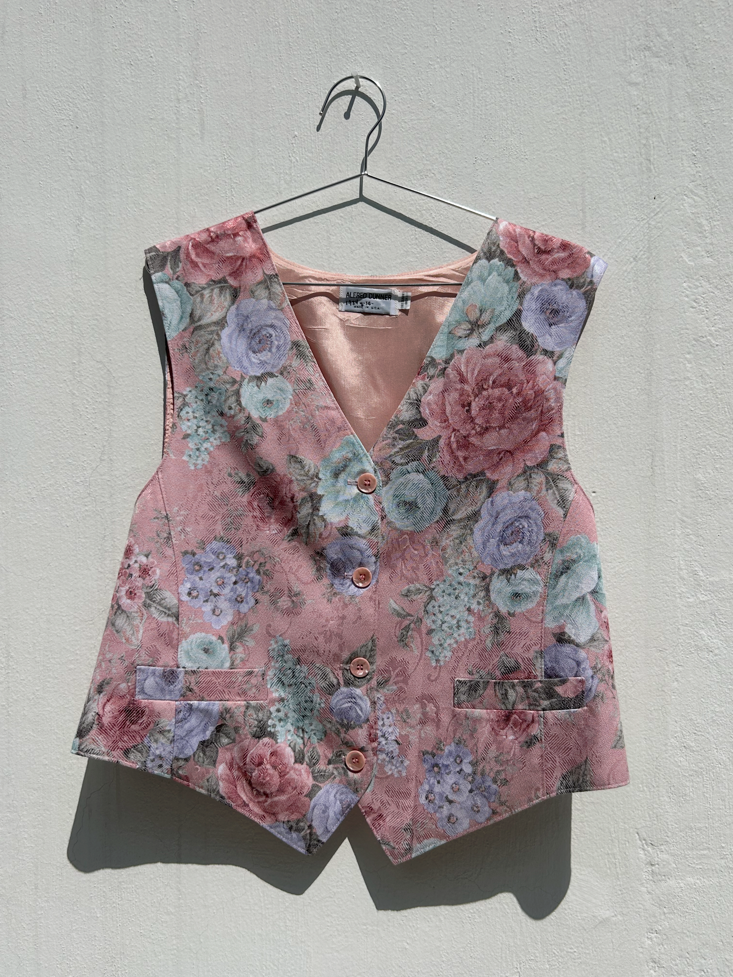 Vintage Jacquard Vest ‘’Alfred Dunner’’