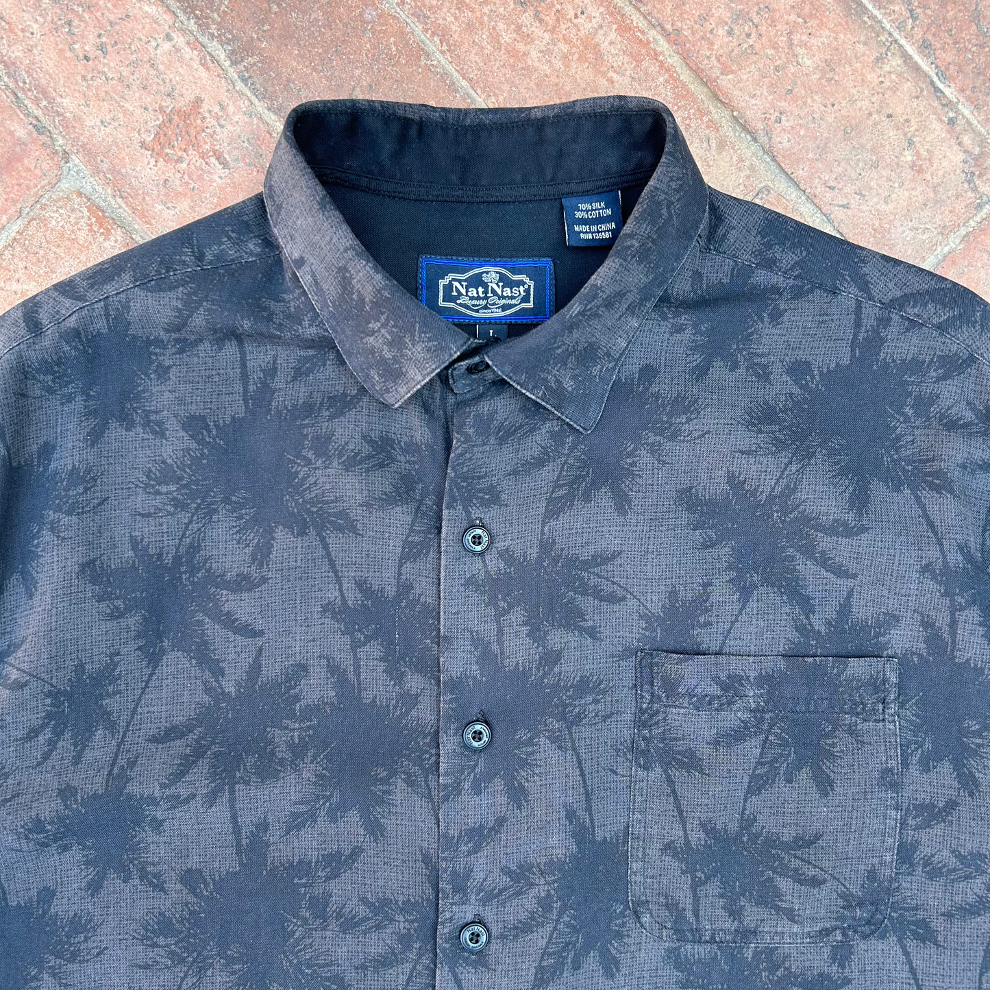 Hawaiian Silk Blend Shirt ‘’Nat Nast’’