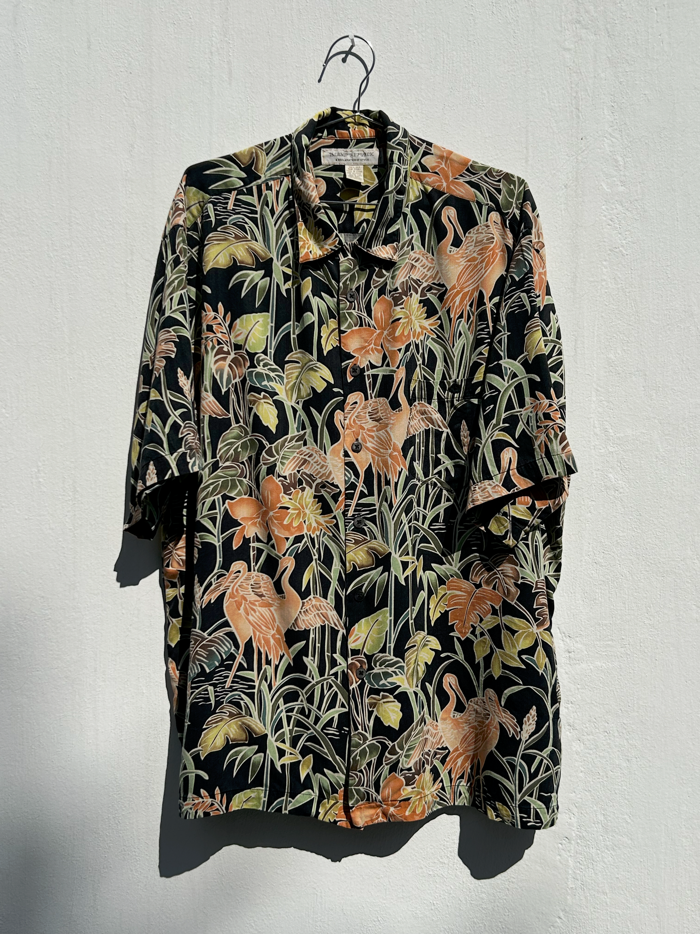 Vintage Silk Shirt ‘’Island Republic’’