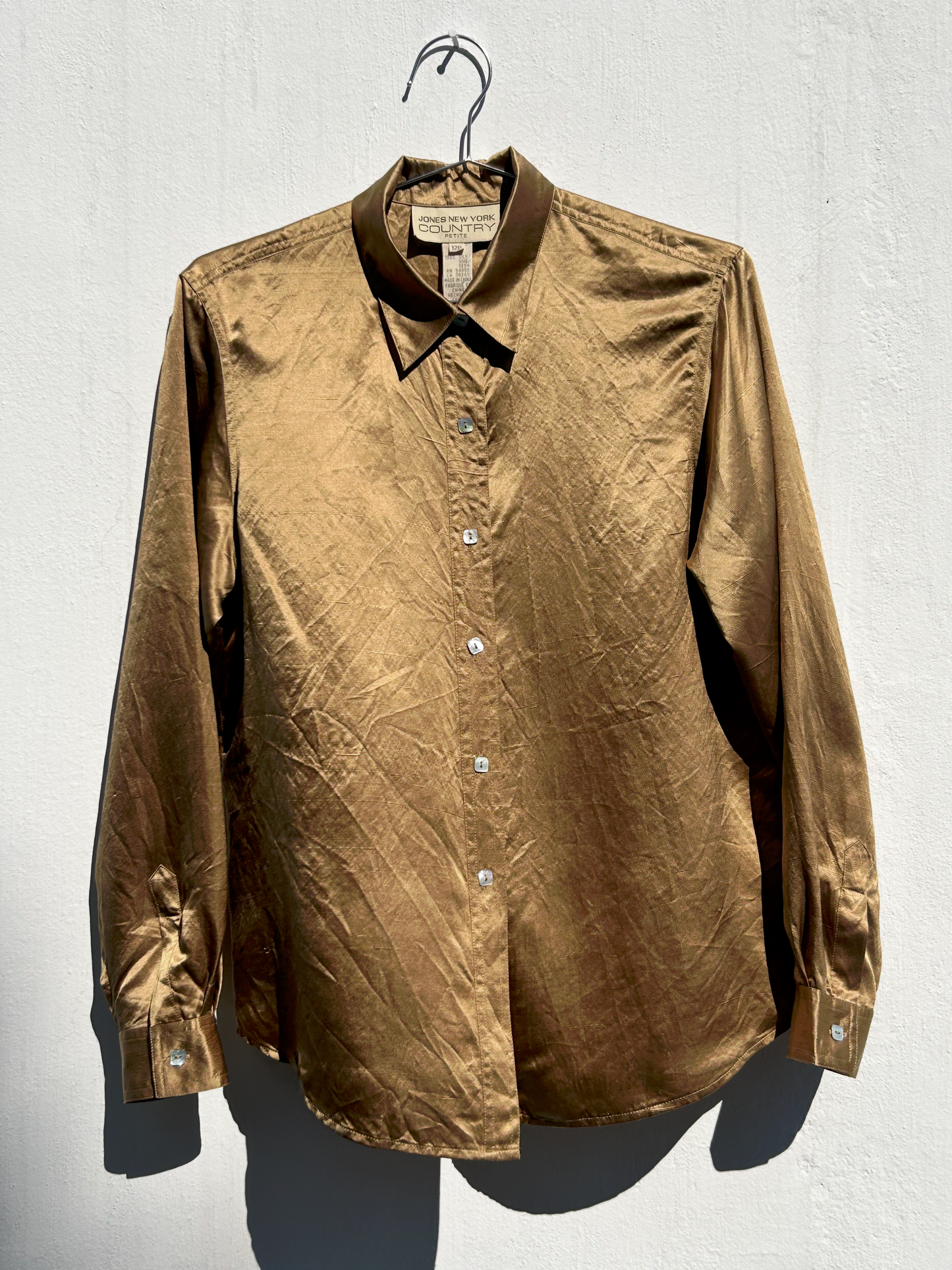 Vintage Silk Shirt ‘’Jones NY Country’’