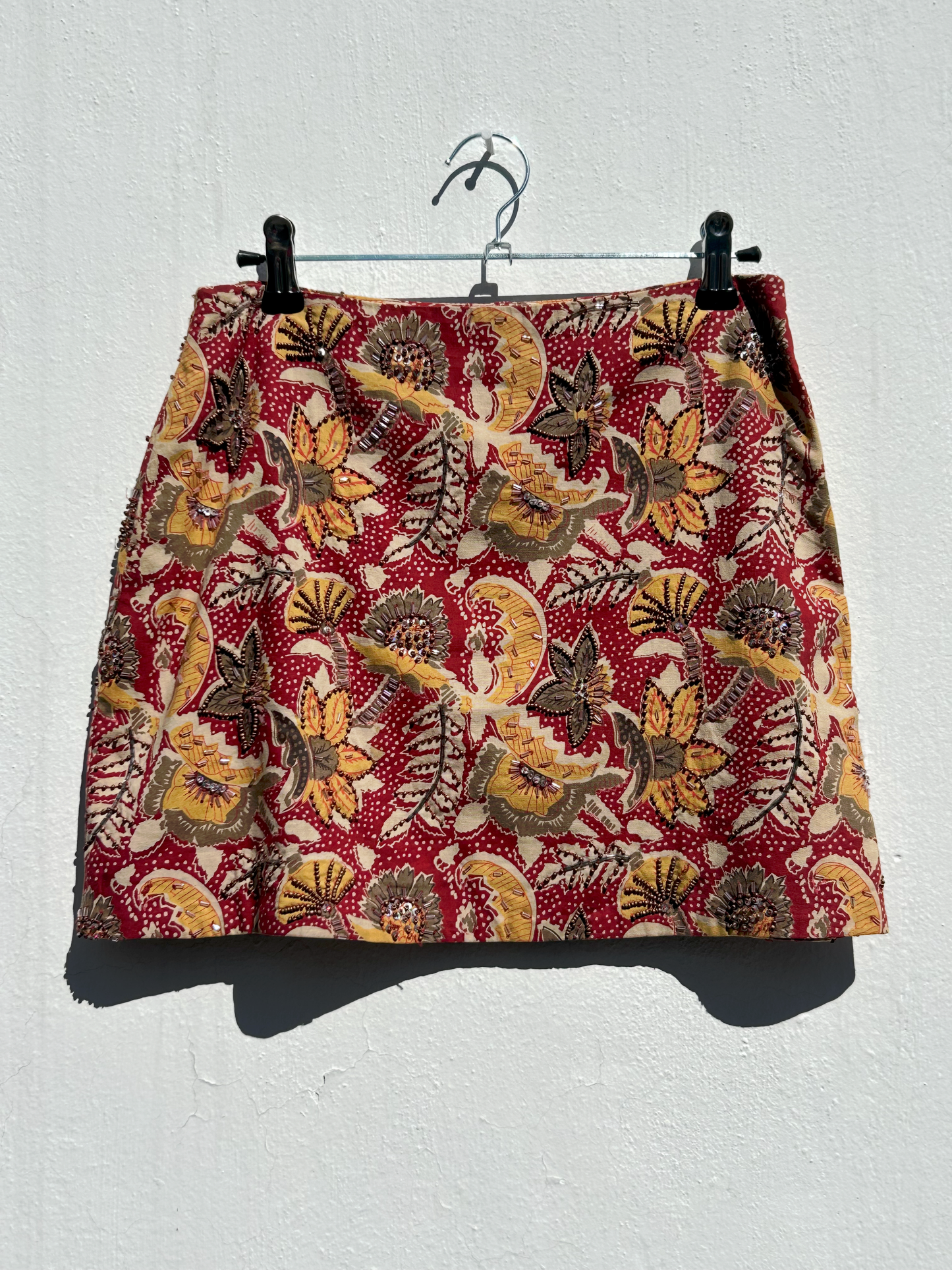 Vintage Cotton Mini Skirt ‘’Henna’’