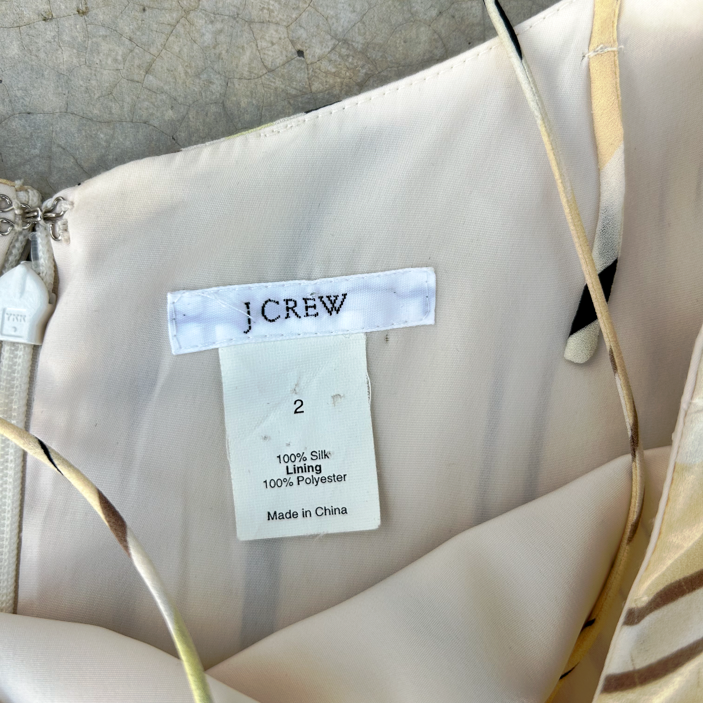 Vintage Silk Maxi Dress ‘’J. Crew’’