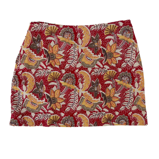 Vintage Cotton Mini Skirt ‘’Henna’’