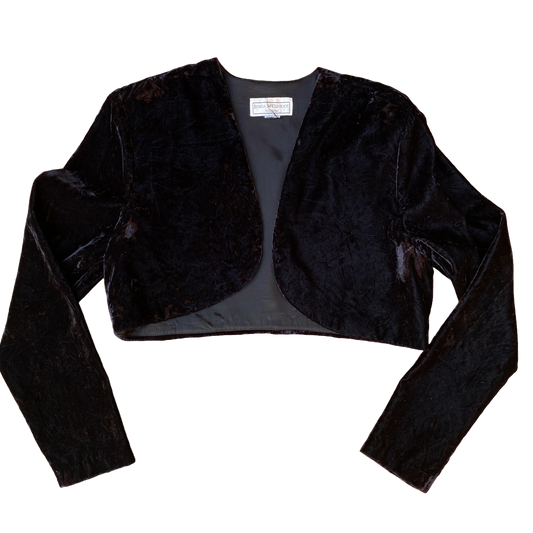 Vintage Velvet Bolero ‘’Jessica McClintock’’