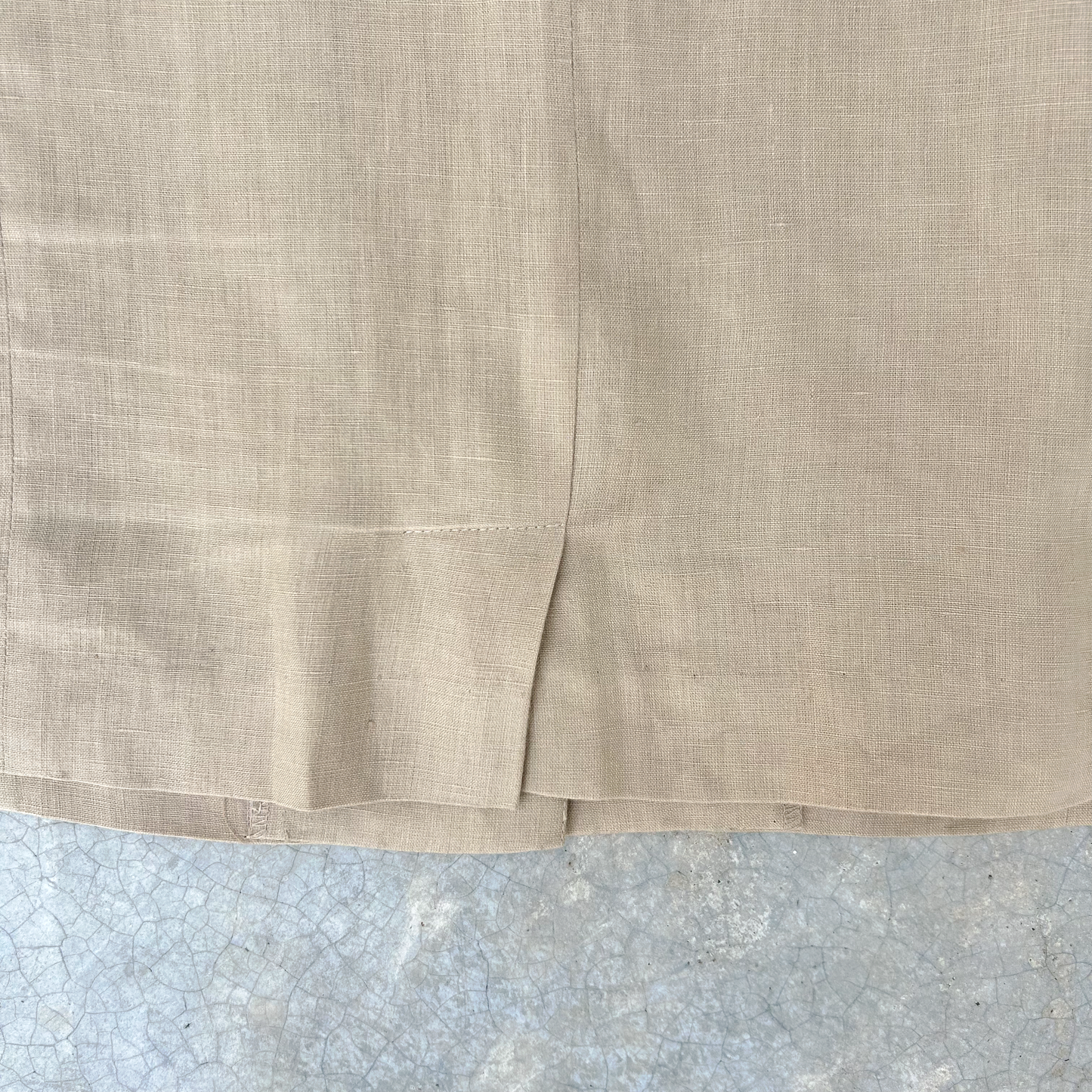Vintage Linen Shirt Dress ‘’Brooke Brothers’’