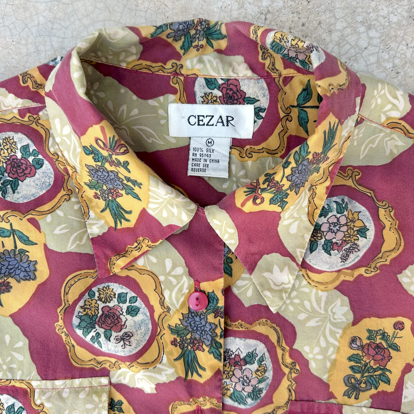 Vintage Silk Shirt ‘’Cezar’’
