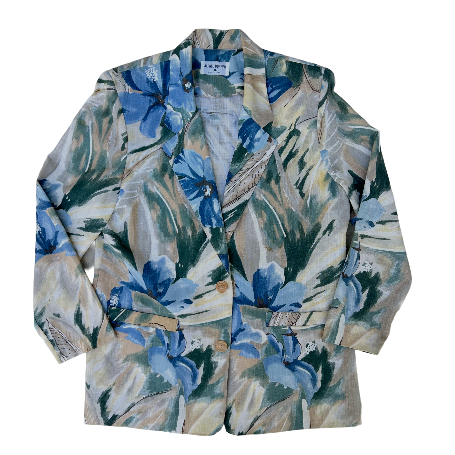 Vintage Linen Blazer ‘’Alfred Dunner’’