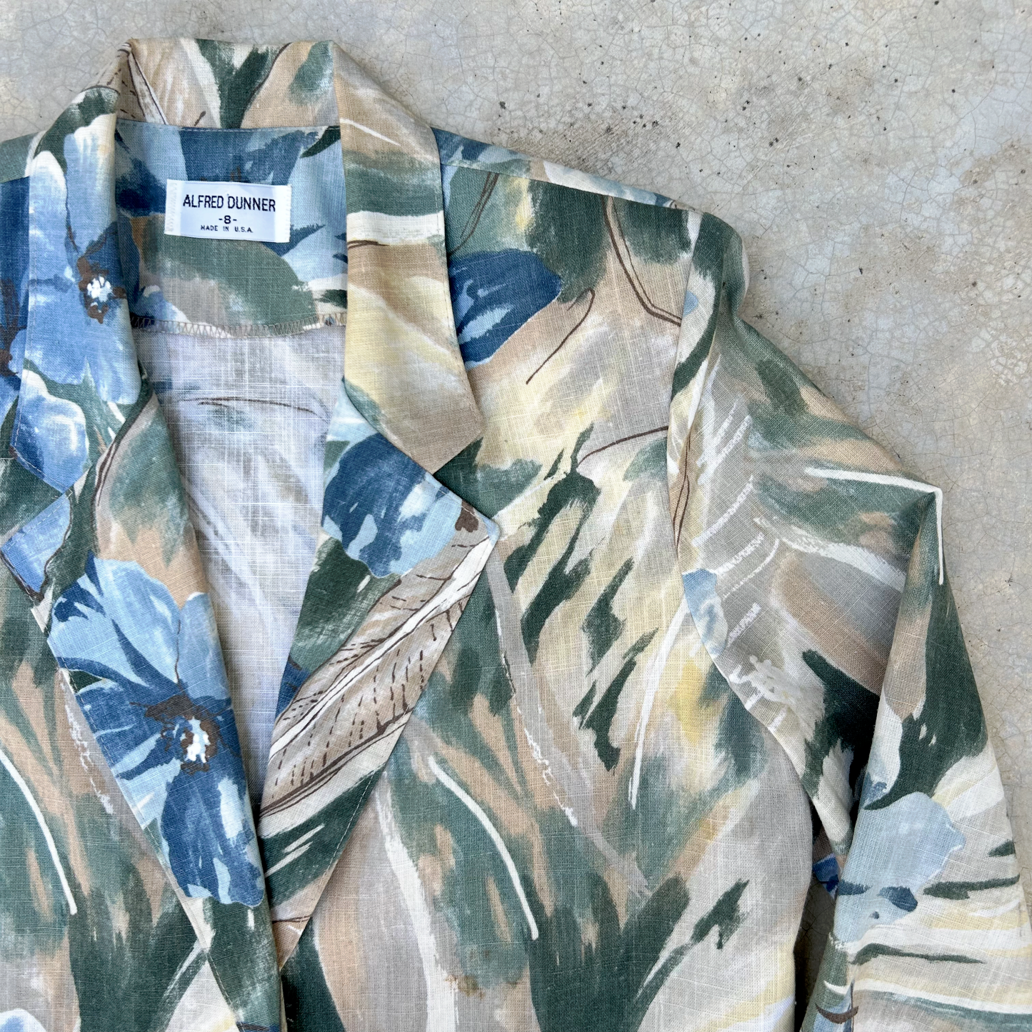 Vintage Linen Blazer ‘’Alfred Dunner’’