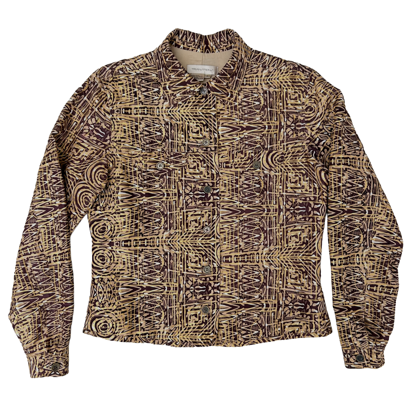 Silk Jean Jacket ‘’Transitions’’