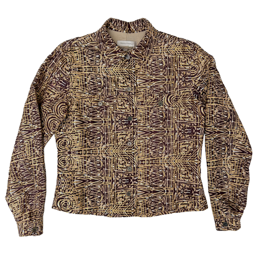 Silk Jean Jacket ‘’Transitions’’