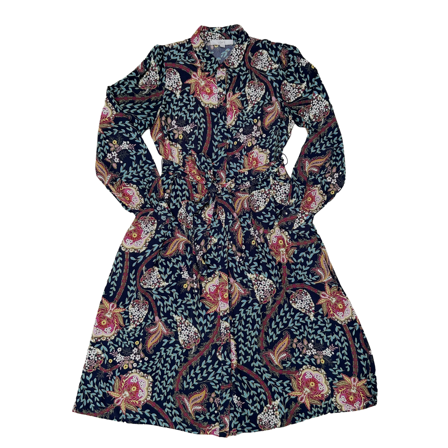 Floral Shirt Midi Dress ‘’Loft’’