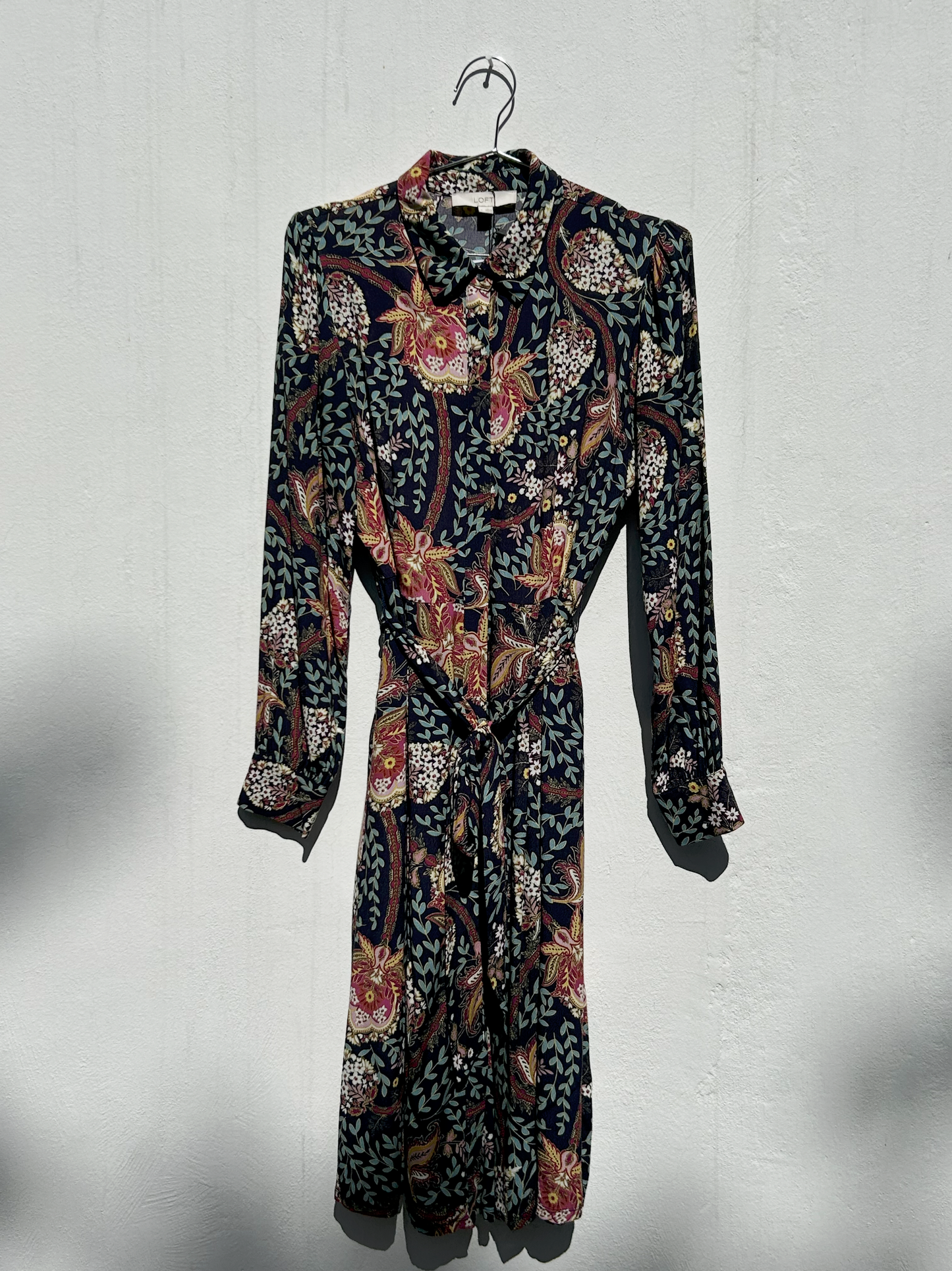 Floral Shirt Midi Dress ‘’Loft’’