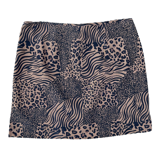Vintage Rayon Blend Mini Skirt ‘’e.c.r.u’’