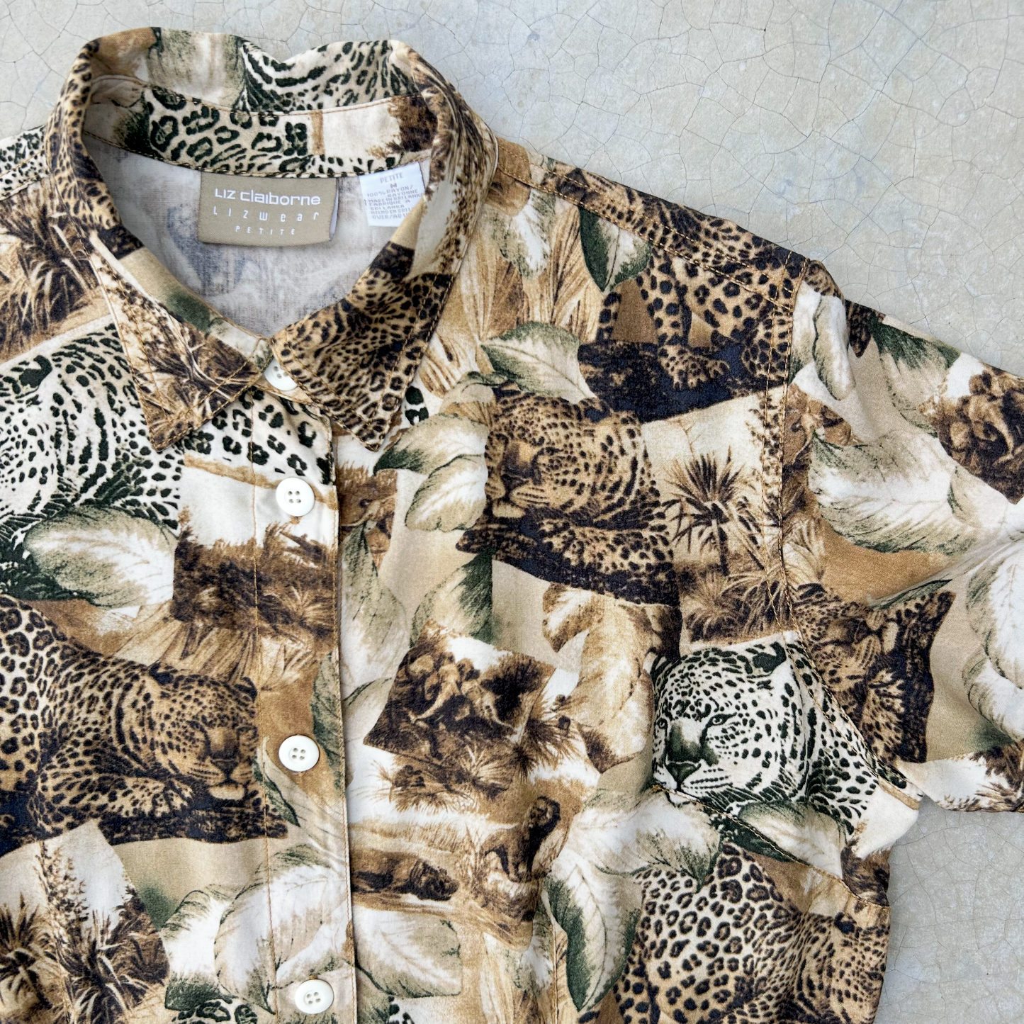 Vintage Rayon Shirt ‘’Liz Claiborne’’