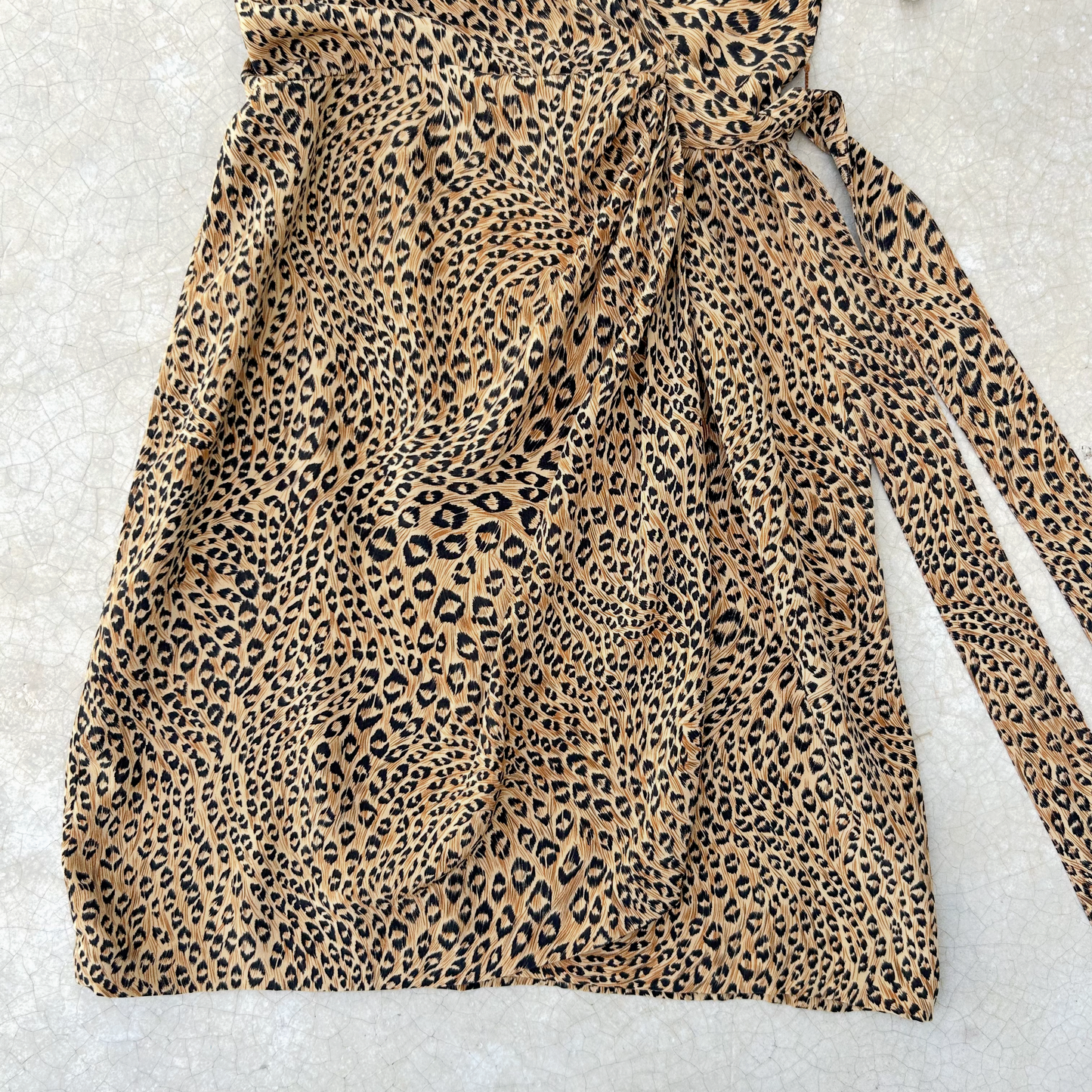 Deadstock Wrap Around Silk Dress ‘’Robbie Bee Petite’’