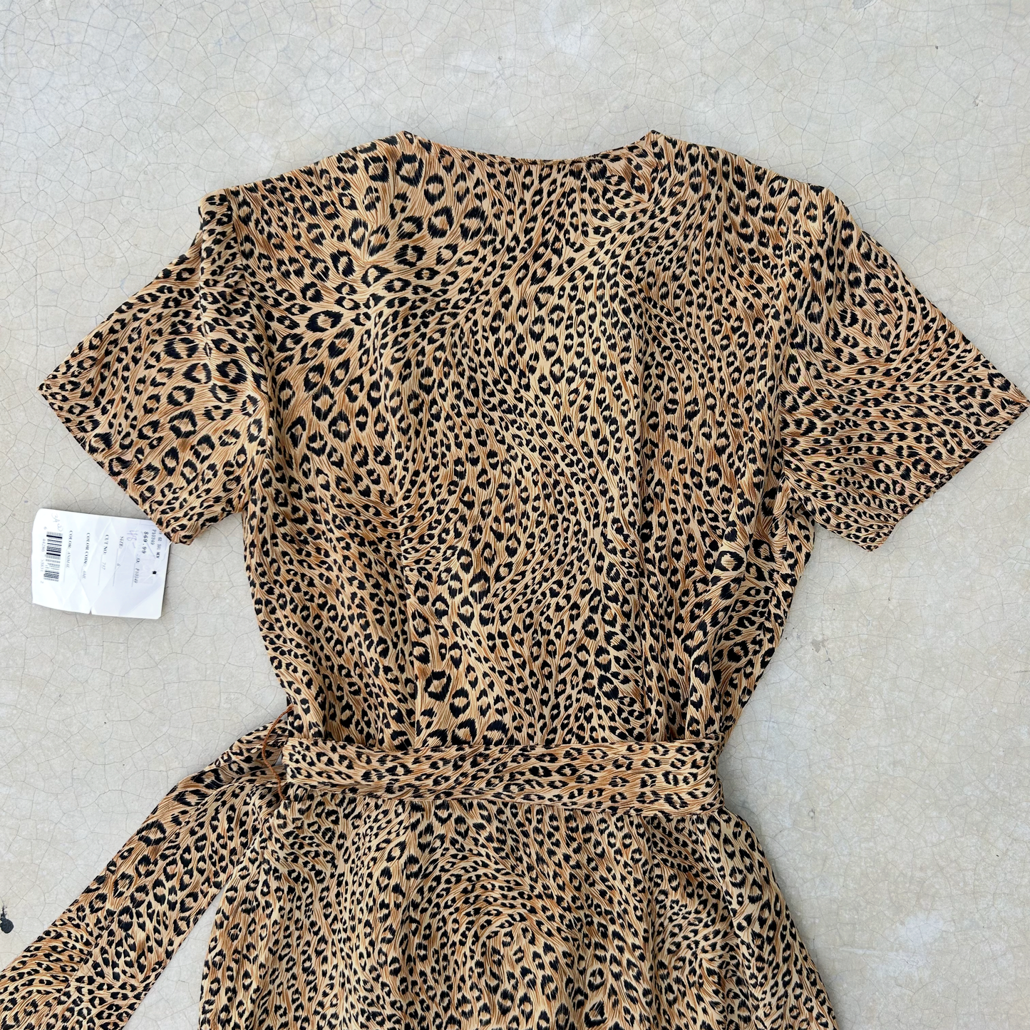 Deadstock Wrap Around Silk Dress ‘’Robbie Bee Petite’’