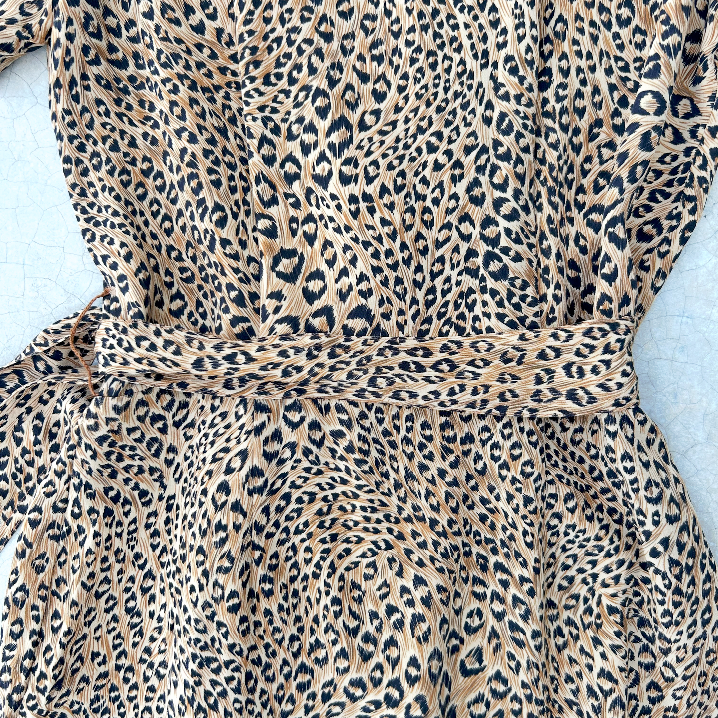 Deadstock Wrap Around Silk Dress ‘’Robbie Bee Petite’’