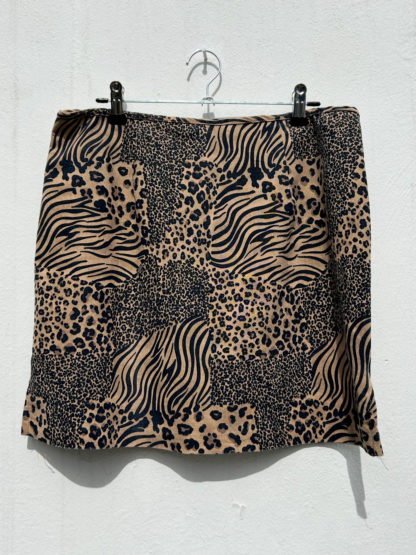 Vintage Rayon Blend Mini Skirt ‘’e.c.r.u’’