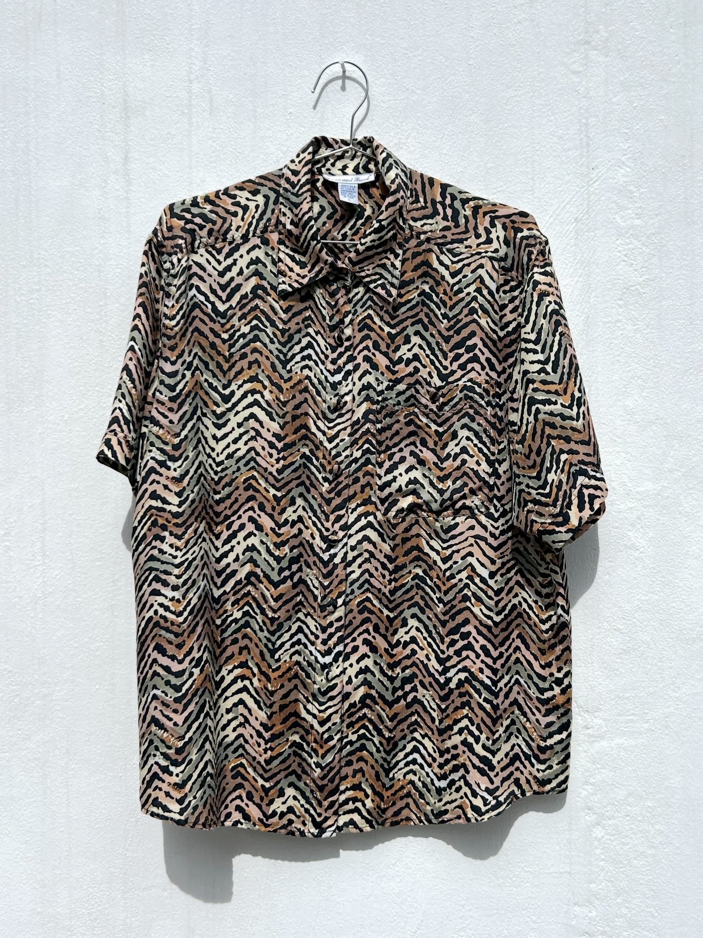 Vintage Silk Shirt ‘’Anna and Frank’’