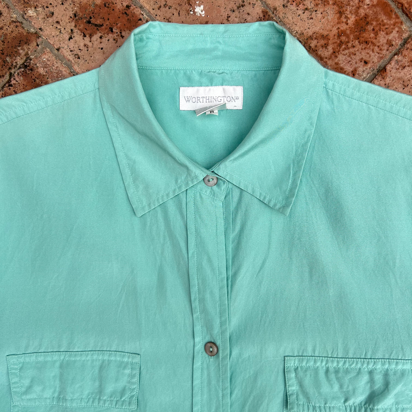 Vintage Long Silk Blend Shirt ‘’Worthington’’