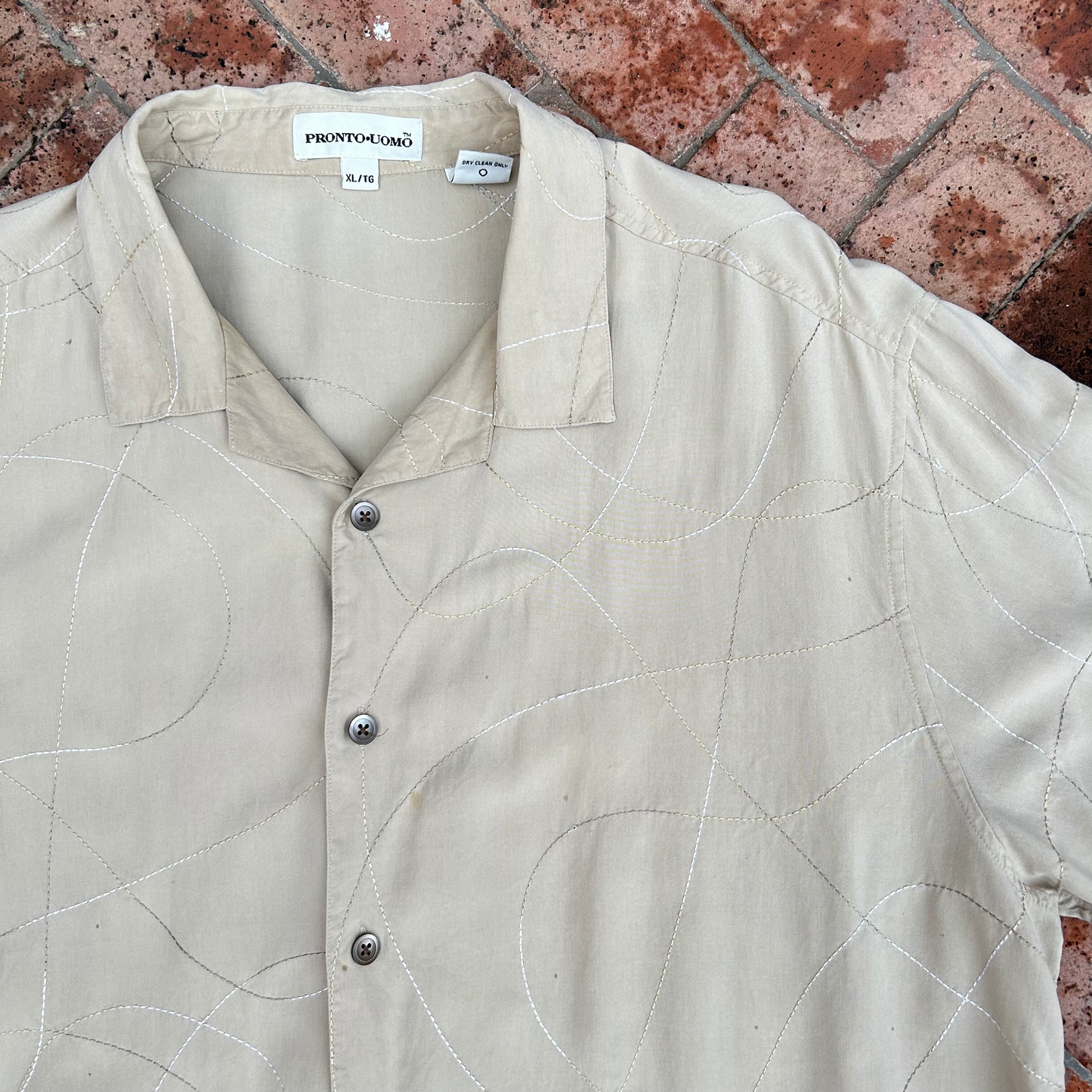 Vintage Silk Shirt ‘’Pronto Uomo’’