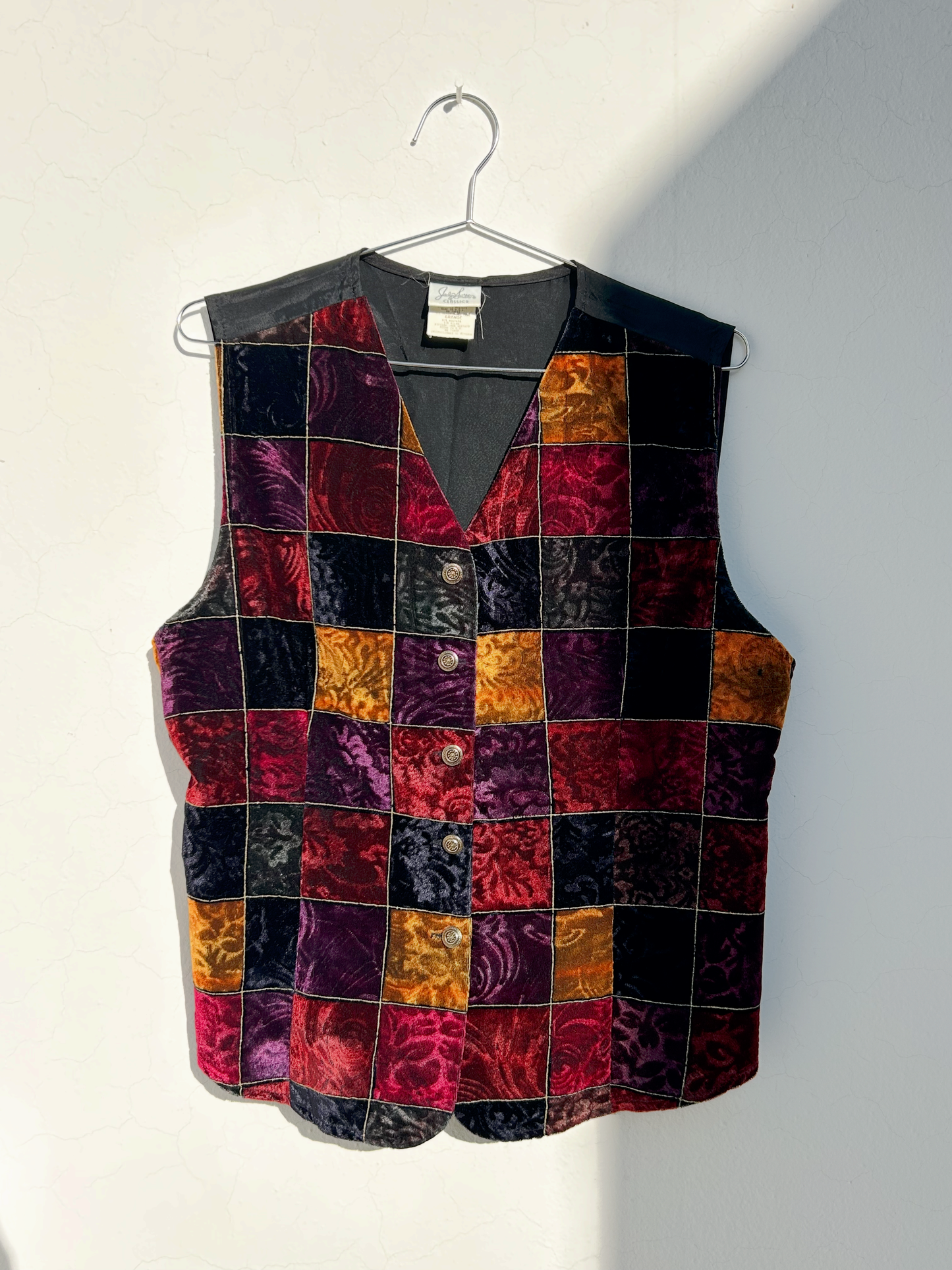 Vintage Velvet Vest ‘’Jaclyn Smith’’