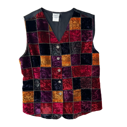 Vintage Velvet Vest ‘’Jaclyn Smith’’