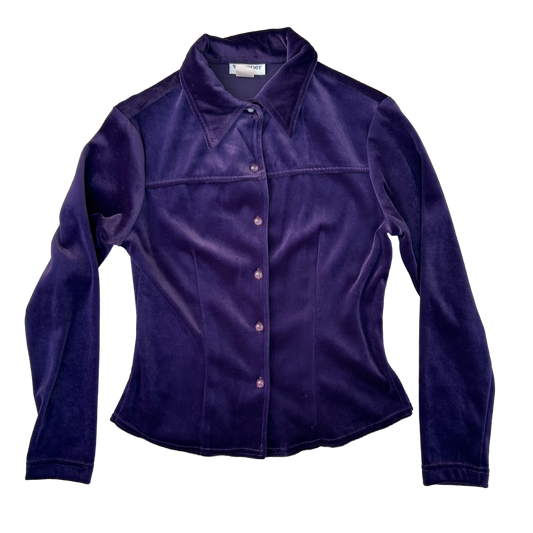 Vintage Velvet Shirt ‘’Wrapper’’