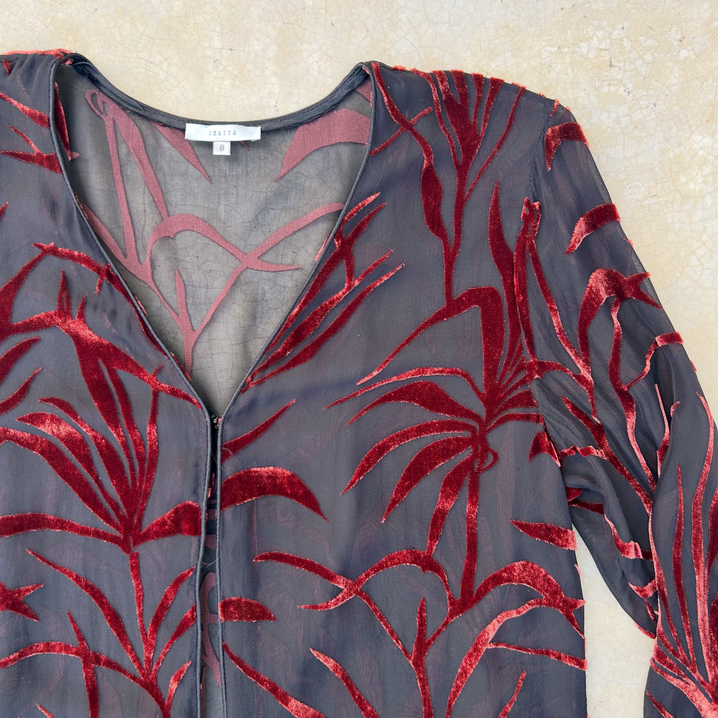 Vintage Silk Blend Blouse ‘’Izarra’’