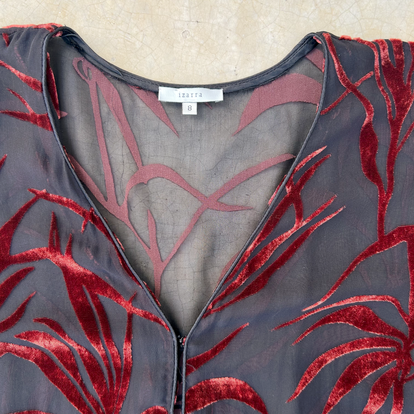Vintage Silk Blend Blouse ‘’Izarra’’