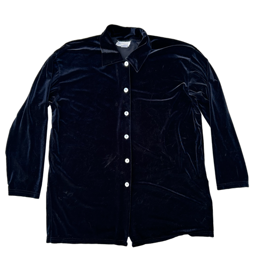 Vintage Velvet Shirt ‘’Impressions’’