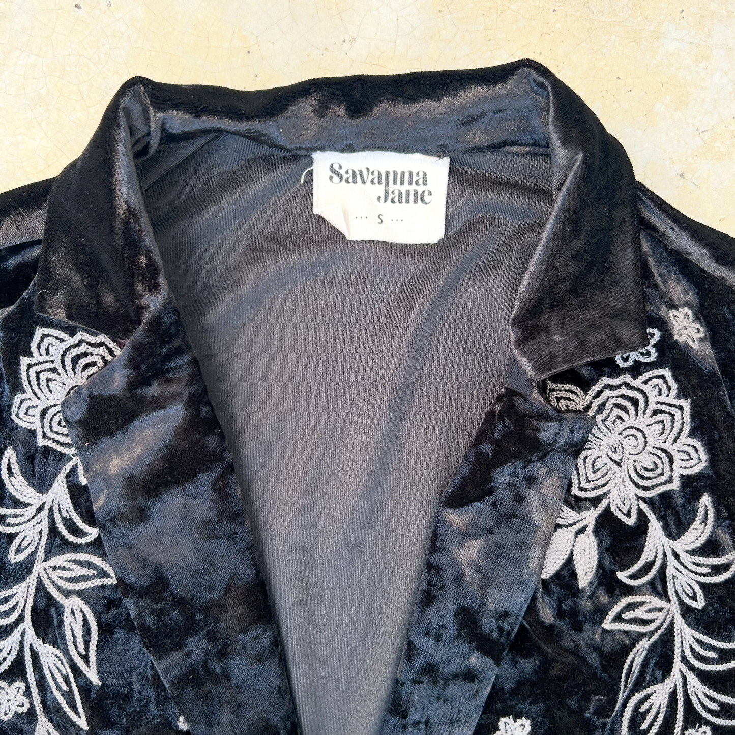 Vintage Velvet Blazer ‘’Savanna Jane’’