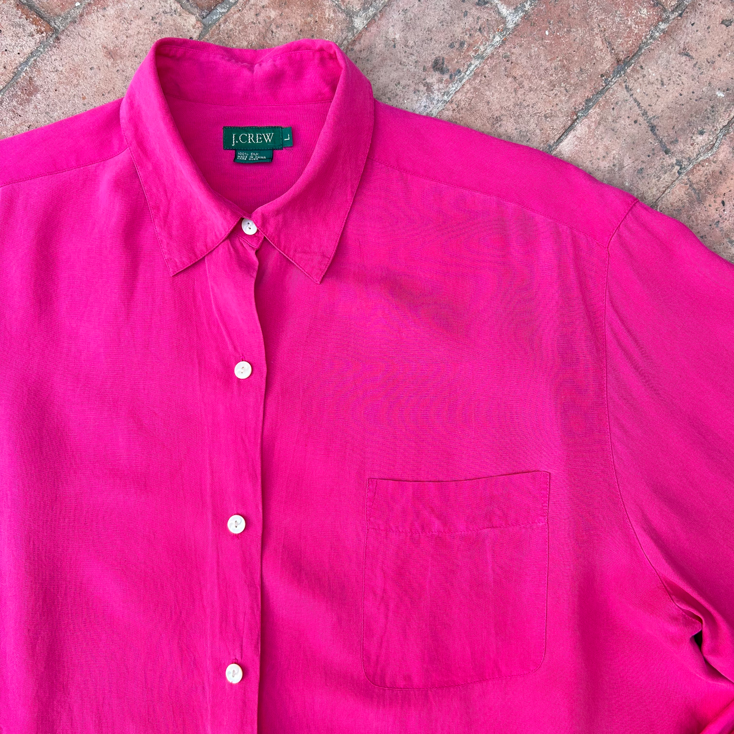 Vintage Silk Shirt ‘’J. Crew’’