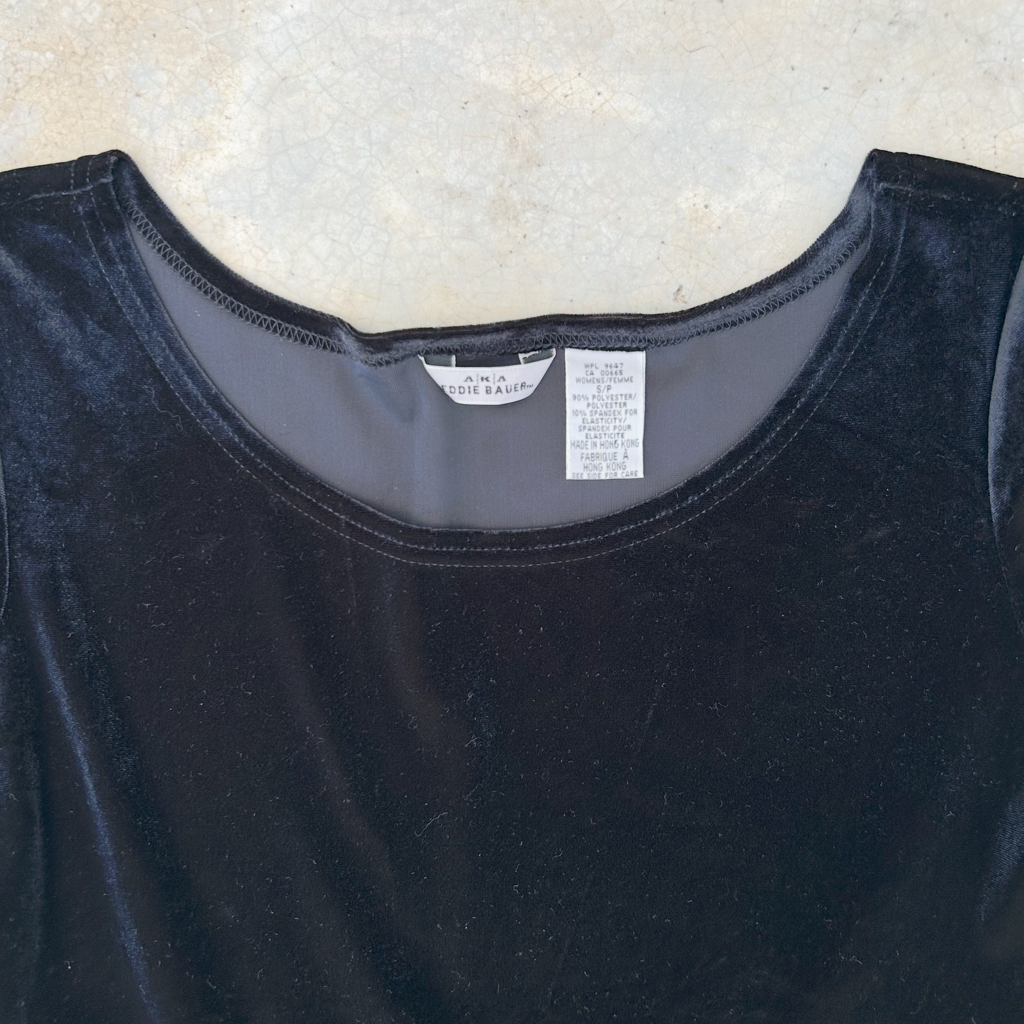 Vintage Velvet Maxi Dress ‘’Eddie Bauer’’