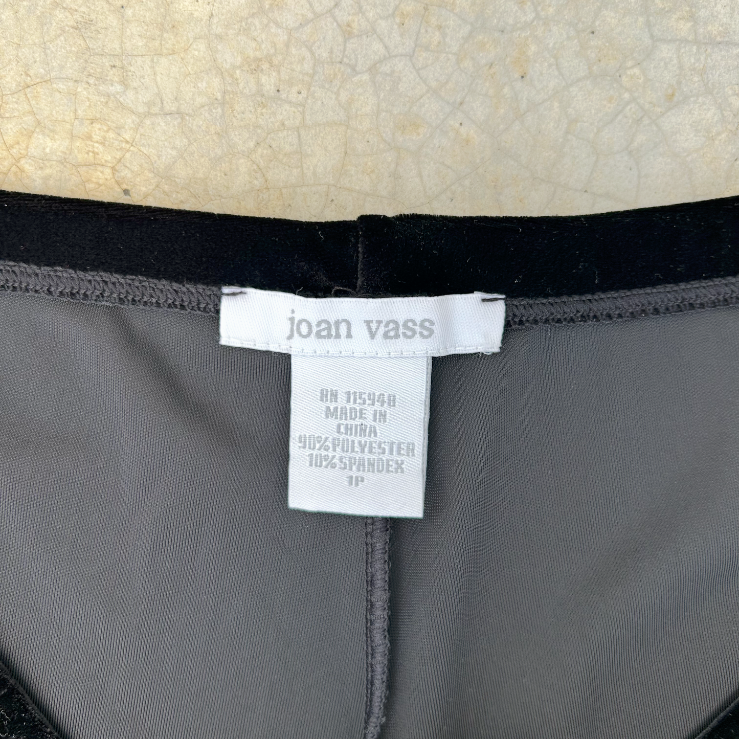 Vintage Velvet Leggings ‘’Joan Vass’’