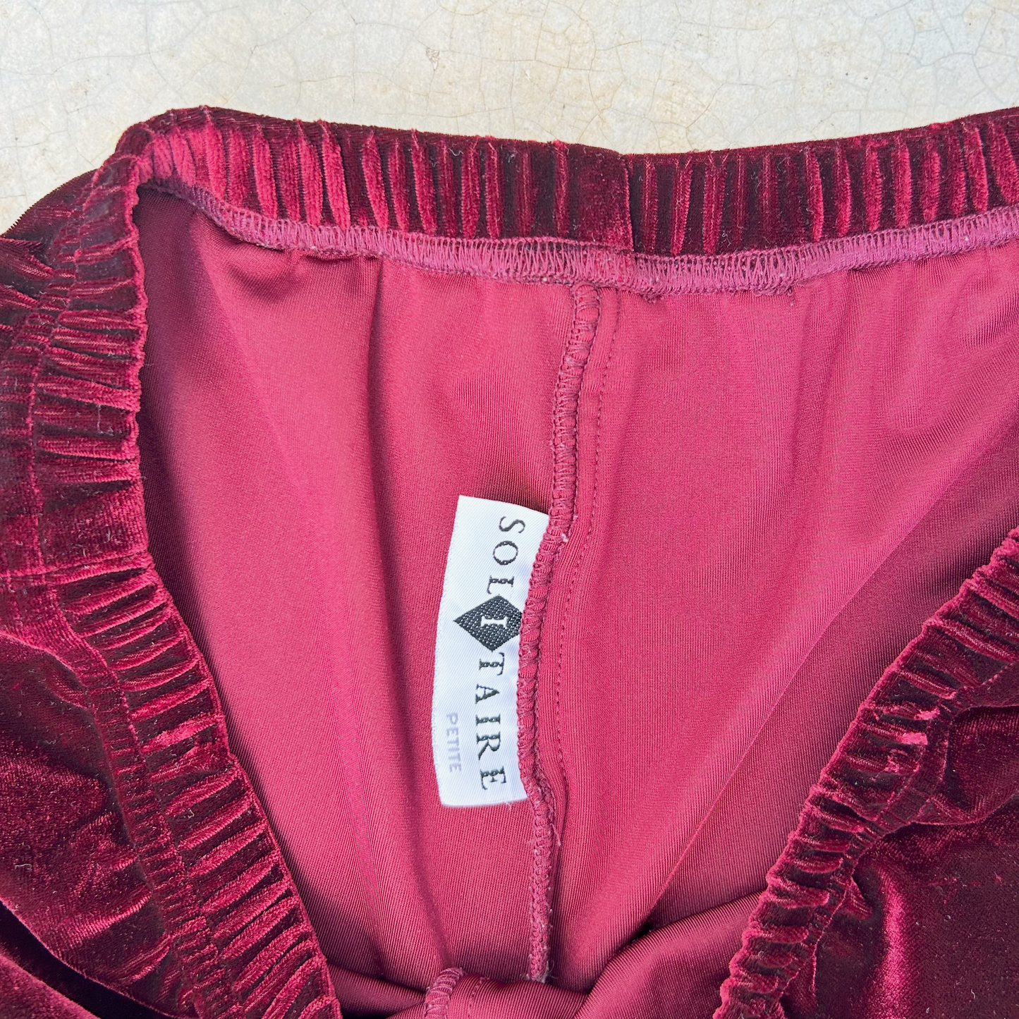 Vintage Velvet Pants ‘’Solitaire’’